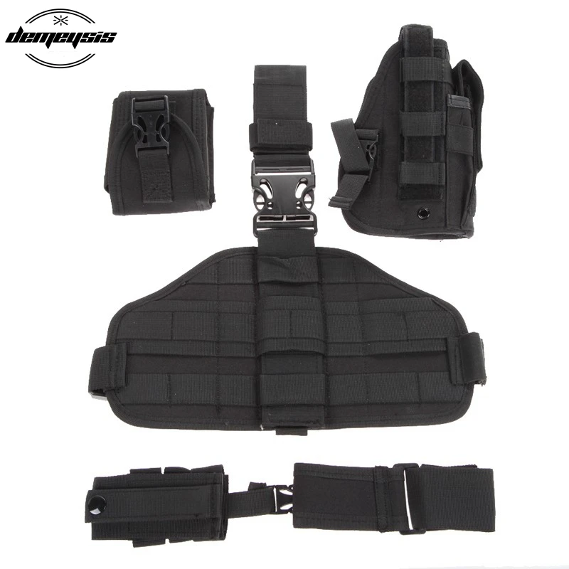 Набедренная кобура Duable для тактического пистолета и + сумочка журнала Glock 17 19 23 32