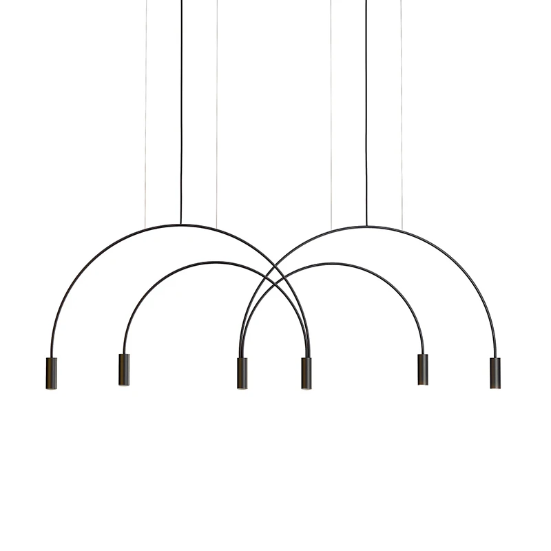 Современная светодиодная Вертикальная подвесная Декорация | Освещение