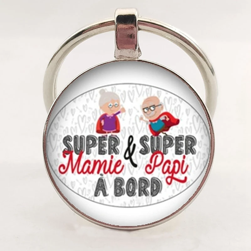 Новинка популярный брелок для ключей мэми с узором подарок бумажная круглая