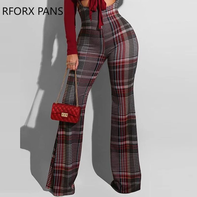 

Plaid Colorblock Suspender Pants Jumpsuit Casual Look for Women 2021