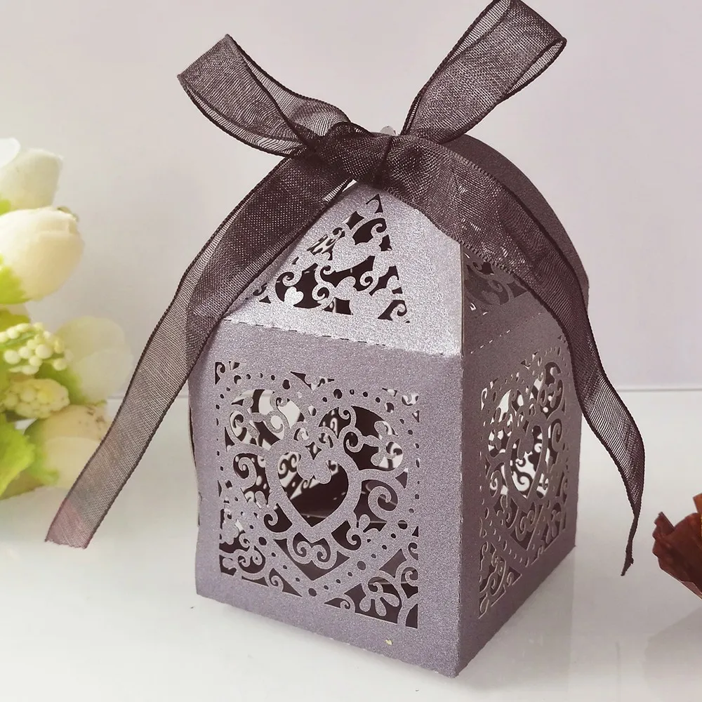 Классический Любовь сердце подарок посылка коробка для свадебных сувениров