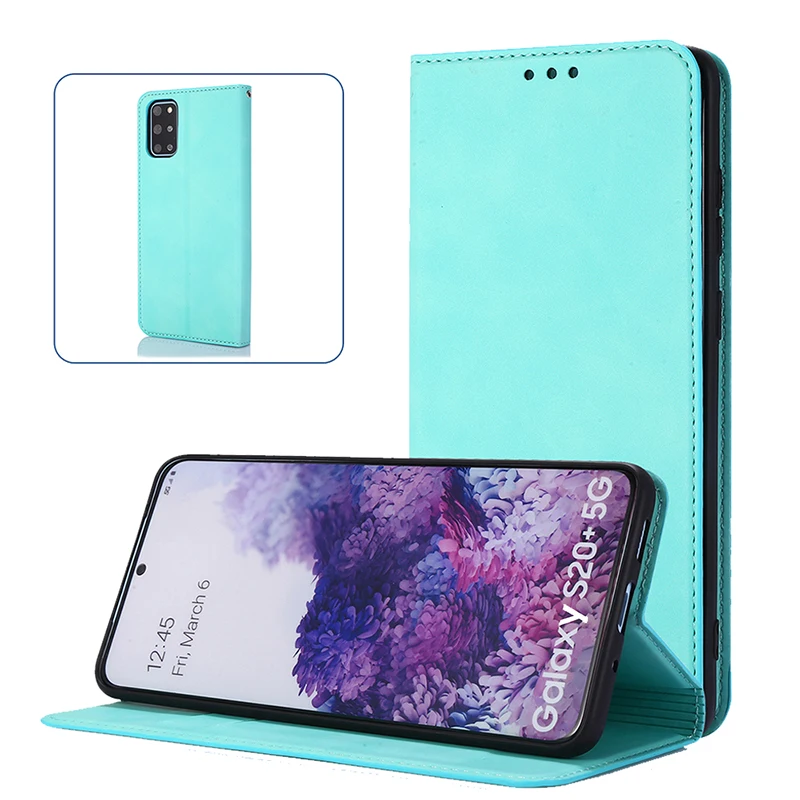 

PU Leather Case For Samsung Galaxy S20 Ultra S10E S10 S8 S9 Plus S7 Edge Note 8 9 10 Magnetic Coque Wallet Phone Cover Flip Etui