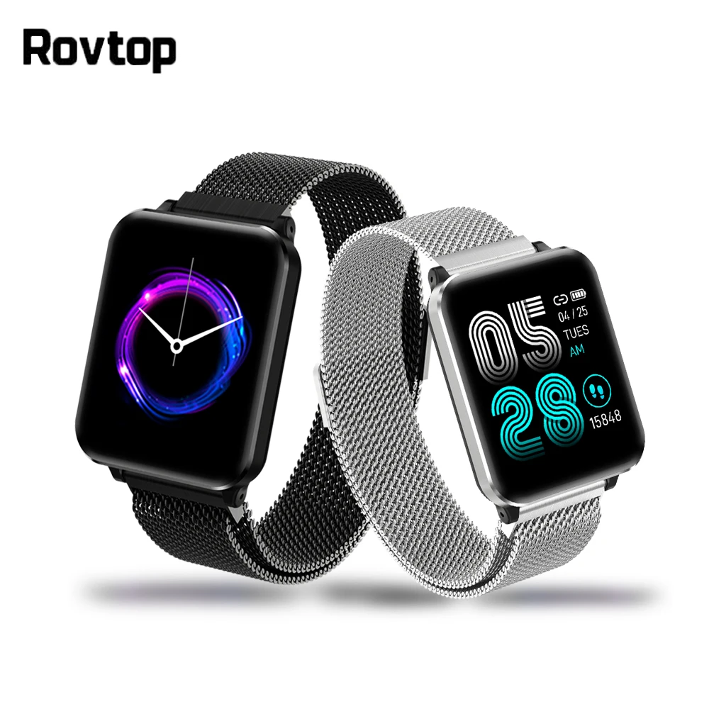 Водонепроницаемый Bluetooth Смарт часы браслет сердечного ритма B57 наручные P1 смарт