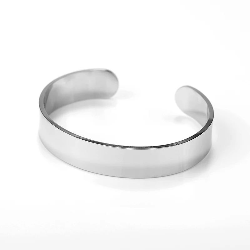 

Engraving Motivational Letters Bangle For Women Opening Adjustable Stainless Steel Cuff Bracelet Female Family Gift Jewelry