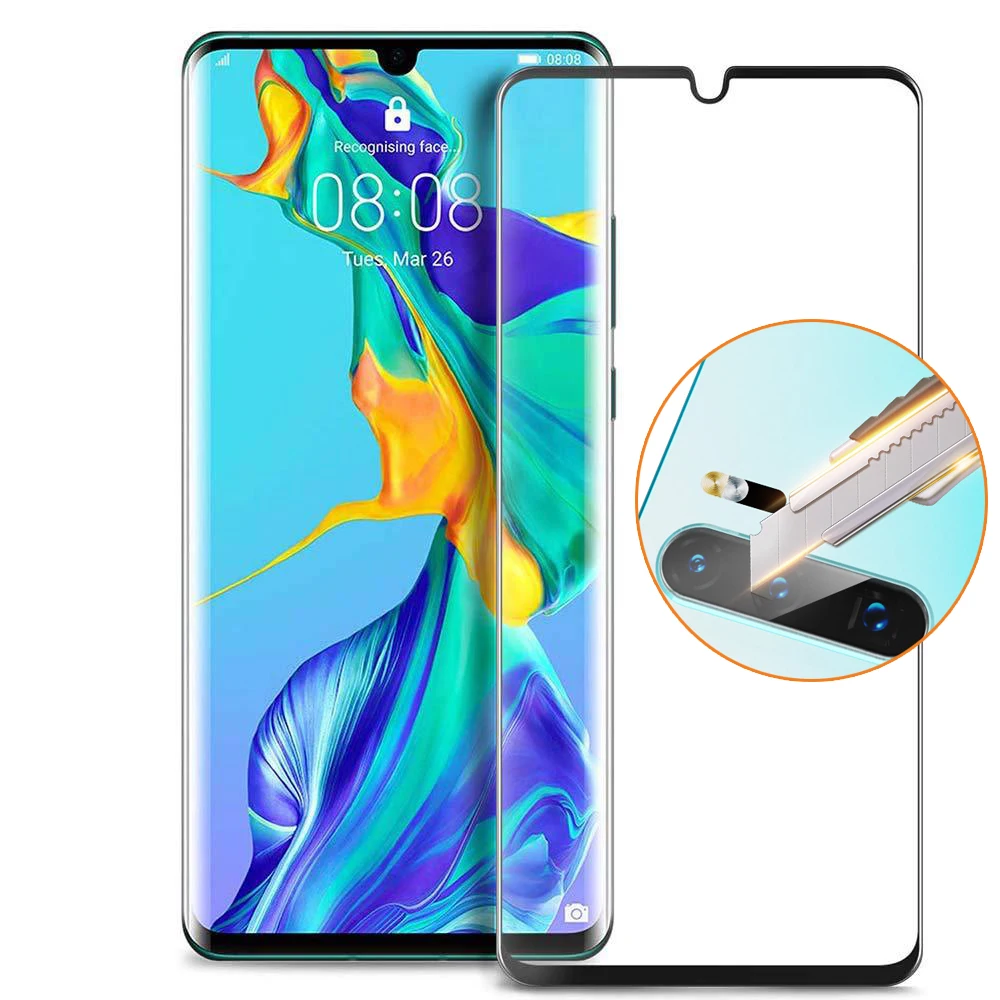 

2pcs Tempered Glass for Huawei P30 P20 Pro P 20 30 Lite Smart Plus P20lite P20pro P20plus P30lite 30lite + Camera Lens Protector