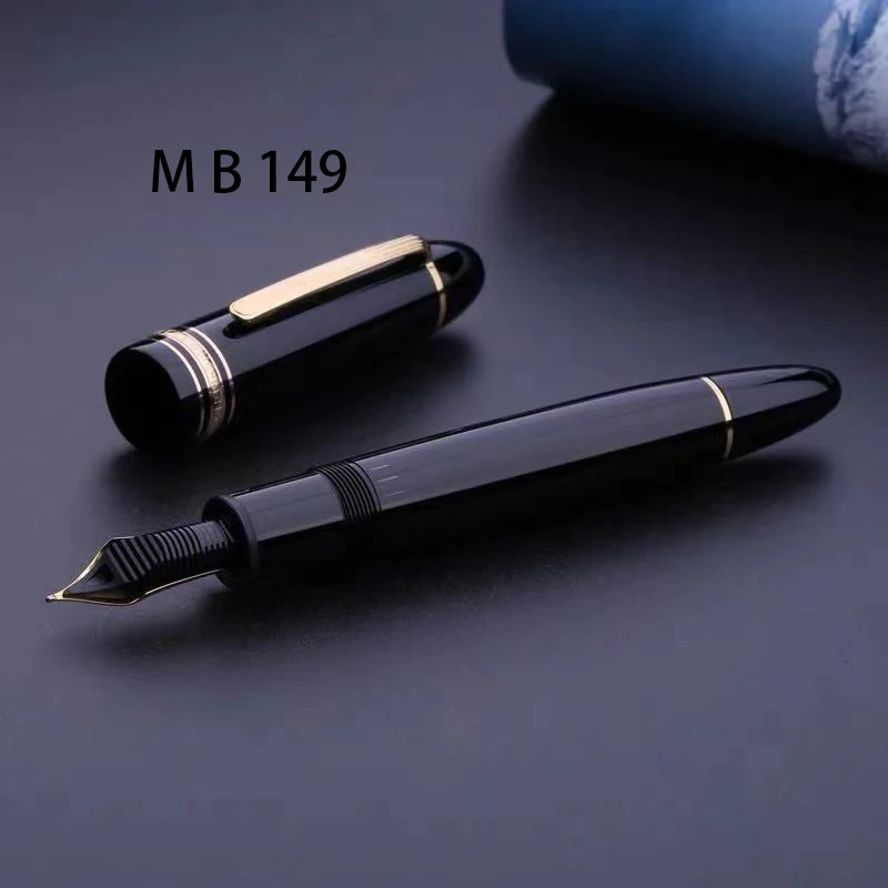 

Maple Leaf Resin 14k Fountain Pen Stationery 149MB Fountain Pen New Rose Gold Ink Pen