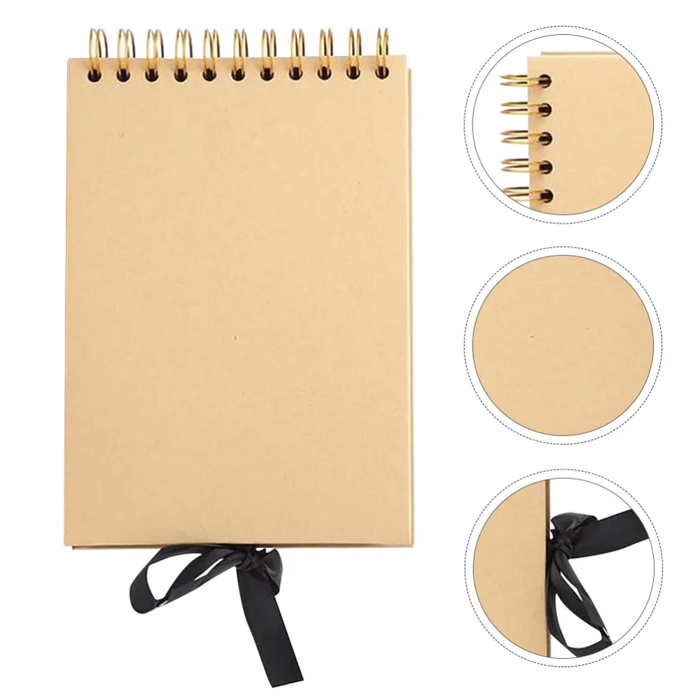 

1pc Photo Album Scrapbook Bowknot Ribbon Photo Album DIY Photo Album