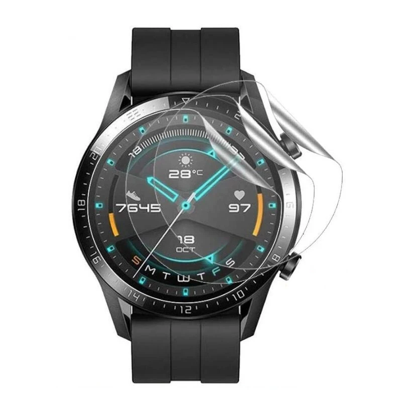 

Закаленное стекло 9H для умных часов Huawei Watch Gt 2 46 мм, защитная пленка для экрана, Взрывозащищенная пленка, аксессуары, 2 шт.