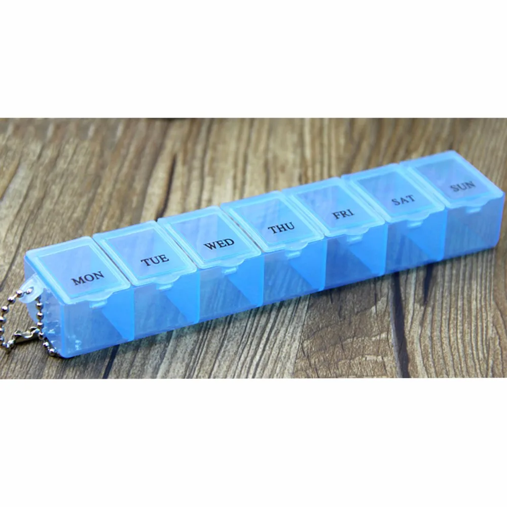 Контейнер для таблеток 7 дней в неделю контейнер коробка разделитель хранение