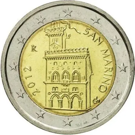 Andorra Сан-Марино 2 доллара ЕС центы оригинальные монеты европейские Редкие