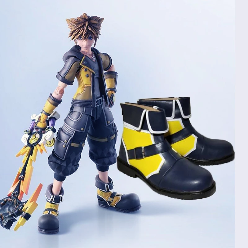 Женские и мужские Аниме-ботинки обувь для косплея Kingdom Hearts III костюмированной