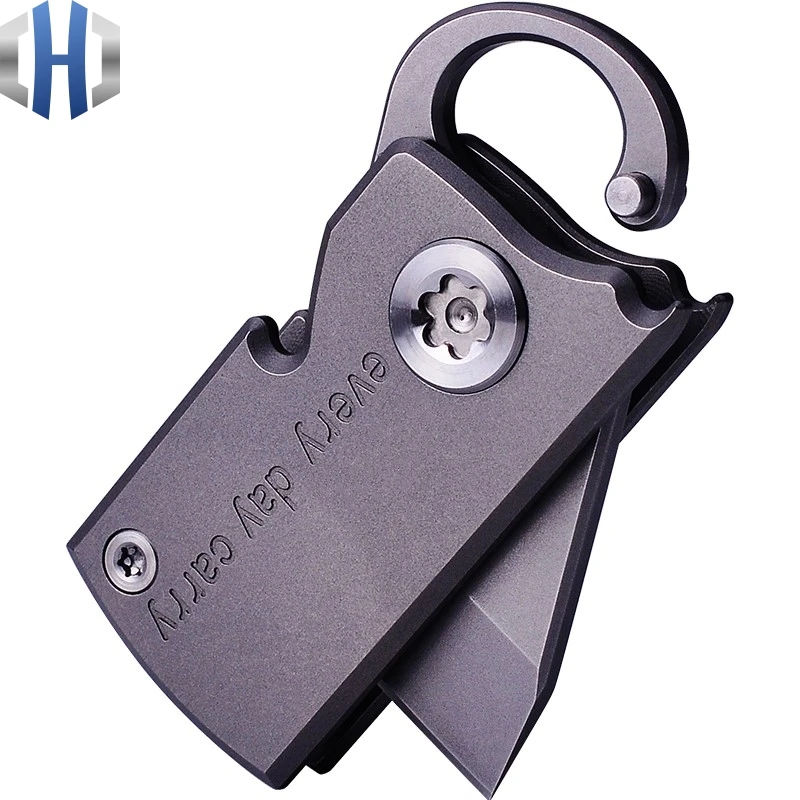 Карманный мини брелок складной нож Экспресс выход из коробки для резки EDC Outdoor Tc4