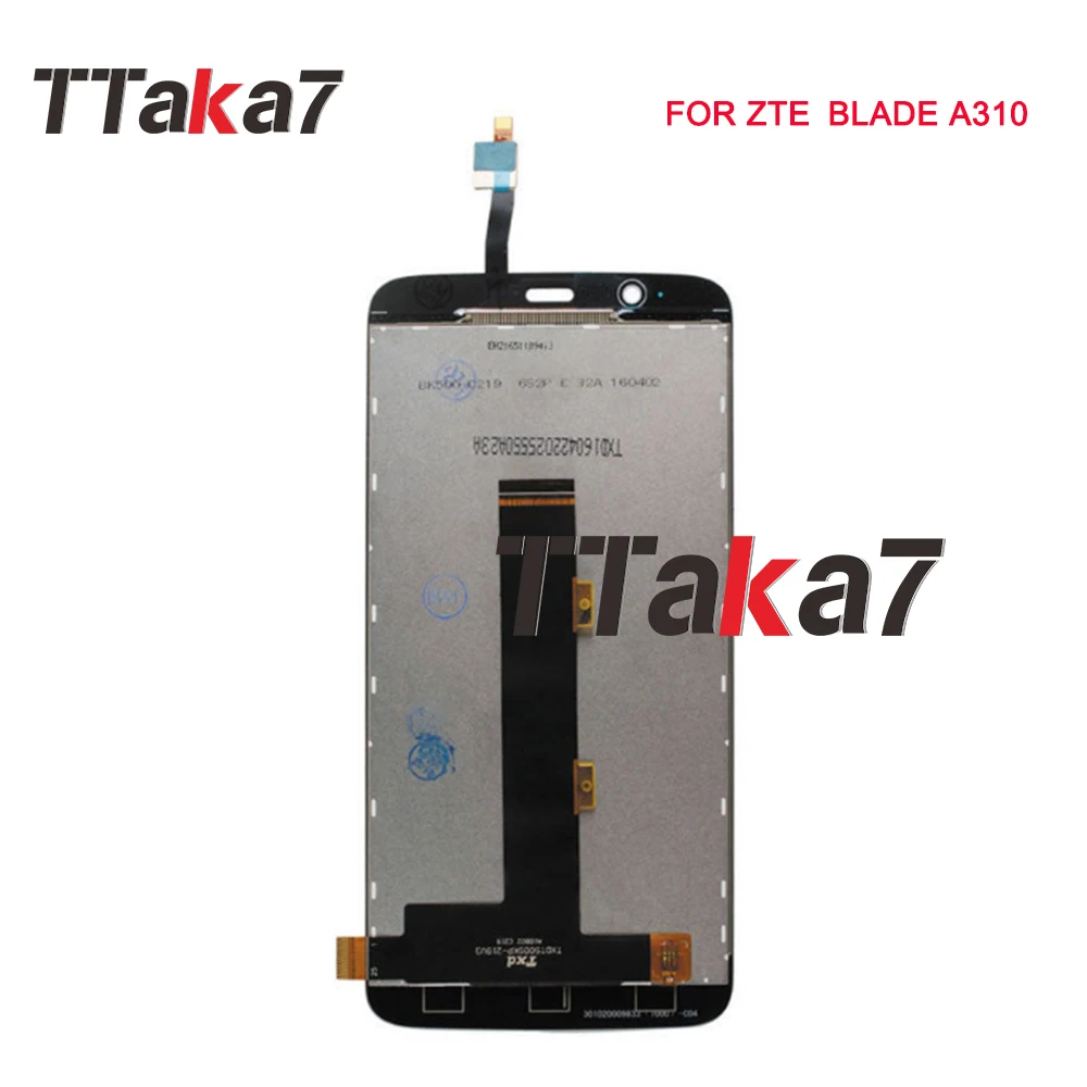 100% протестирован для zte Blade A310 дисплей кодирующий преобразователь сенсорного