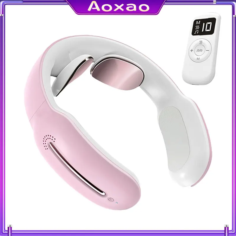 

Smart Electric Neck and Shoulder Massager Low Frequency Magnetic Therapy Pulse Pain Relief Tool Health Relaxation Physiotherapy