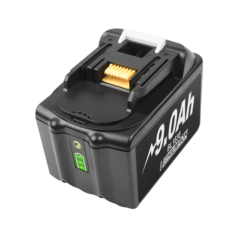 Аккумулятор 9000 мАч 18 в для MAKITA BL1830 LXT400 194309 1 BL1815 BL1835 BHP451Z BHP452SHE BHP452Z BHP452 BHP452HW