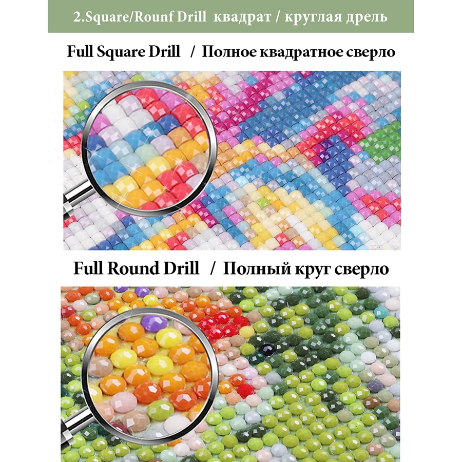 Картина с изображением Ван Гога сделай сам Алмазная мозаика 5 панелями картина