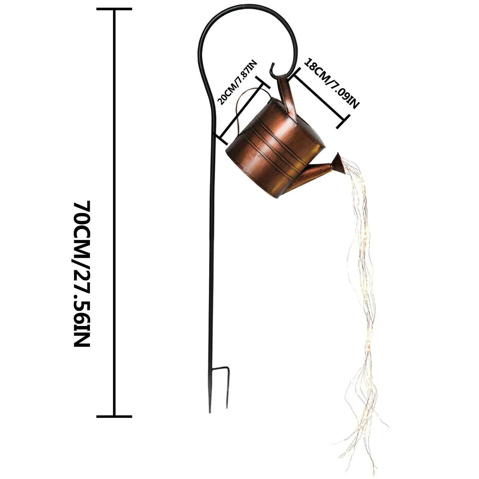 

Waterfall Shape Led Twinkle Fairy Lights Waterproof Garden Decoration Lawn Light Courtyard Landscape Lights Atmosphere Lights#W