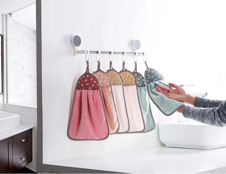 1Pc Dish Tableware Cleaning Cloth Kitchen Sink Wipe Washing Cloth Household Bathroom Super Absorbent Towels