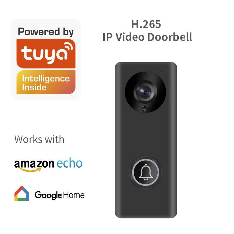 2MP 1080P Tuya Power Wireless WIFI Doorbell POE Motion Detection Video Door Phone Visual Doorviewer