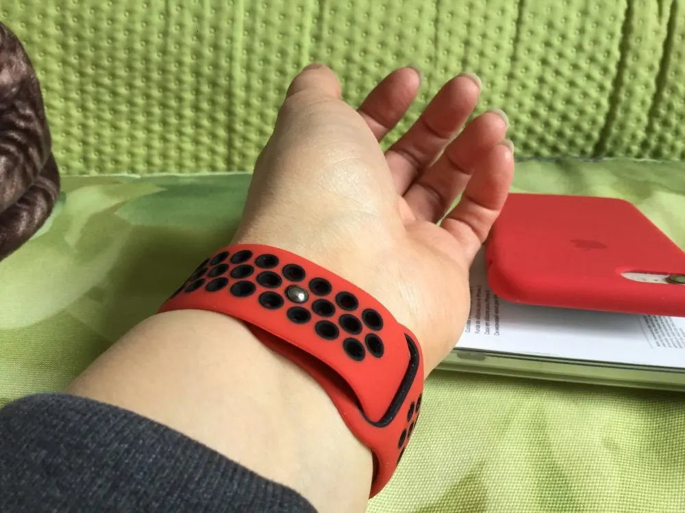 Спортивный силиконовый ремешок для apple watch 44 мм 40 мм 42 мм 38 мм браслет на запястье ремешок для часов iwatch серия 5 4 3 2 1