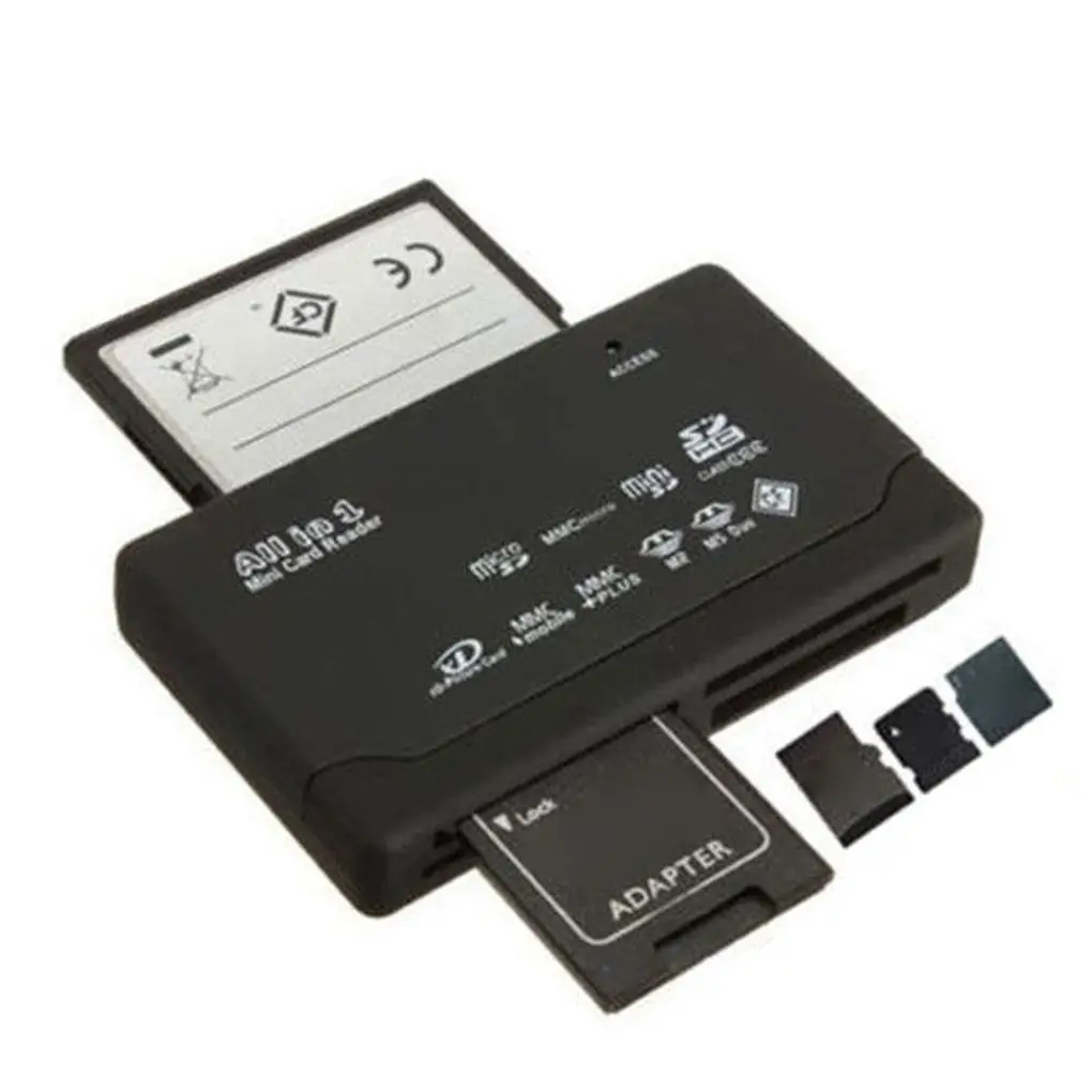 Card Reader All In One Card Reader USB 2.0 SD Card Reader Adapter Support for TF CF SD Mini SD SDHC MMC MS XD images - 6