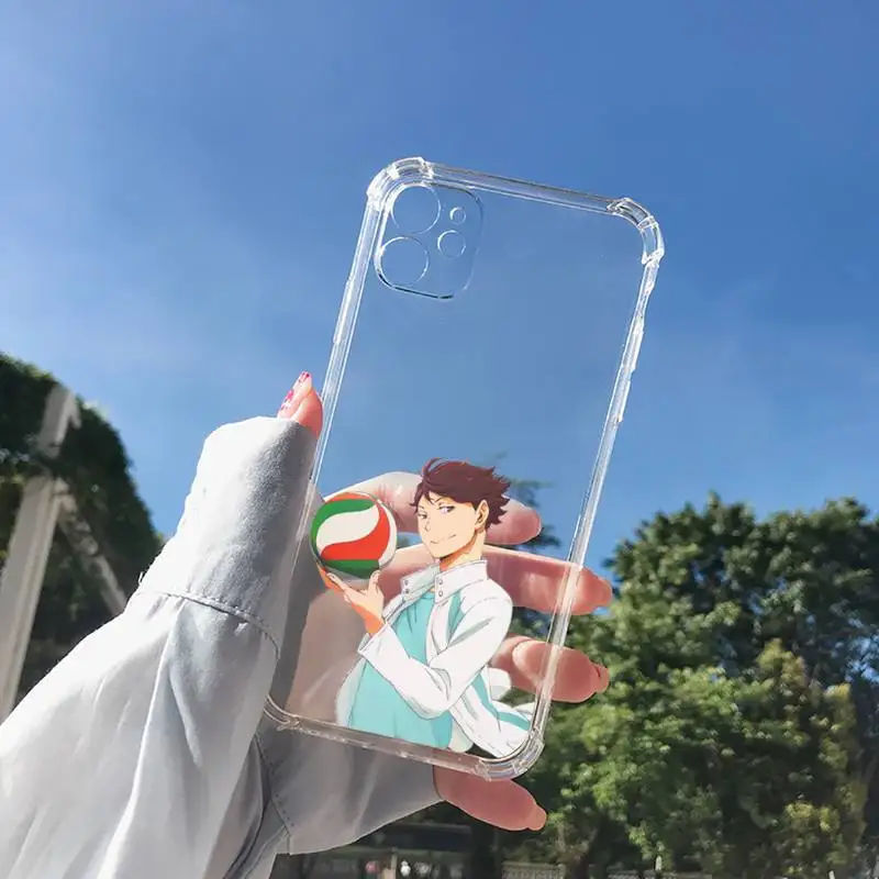 

Haikyuu Oikawa Phone Case Transparent for Clear iPhone 11 12 8 7 6 6S XS MAX Plus X 5S SE 2020 XR mini pro