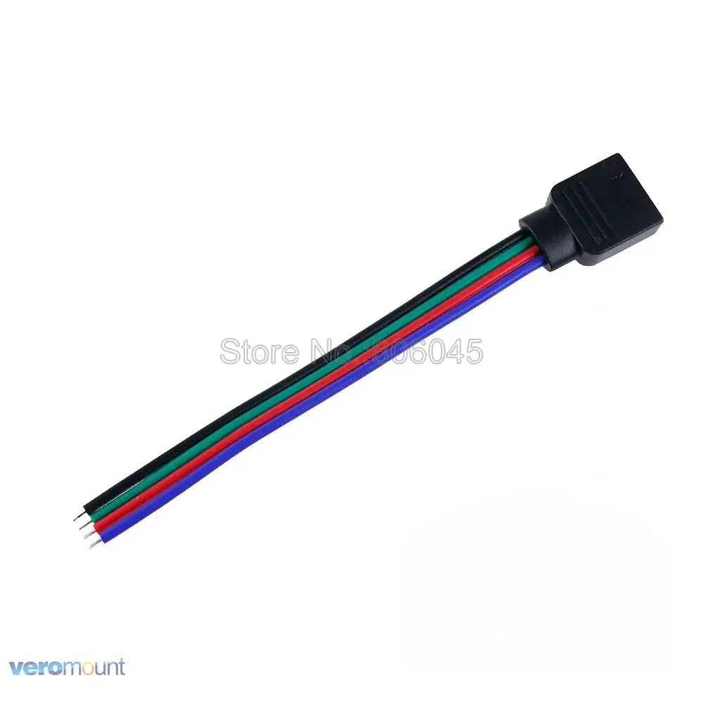 10 шт./лот 4 контактный разъем Мама и папа RGB Разъем см проводной для кабеля SMD 3528 5050