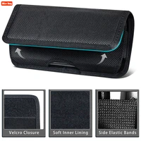 Belt Clip Holster Universal Phone Pouch For Huawei P50 P40 P30 P20 Pro P20 Lite P10 Nova Nova4 Case Cloth Bag Cover
