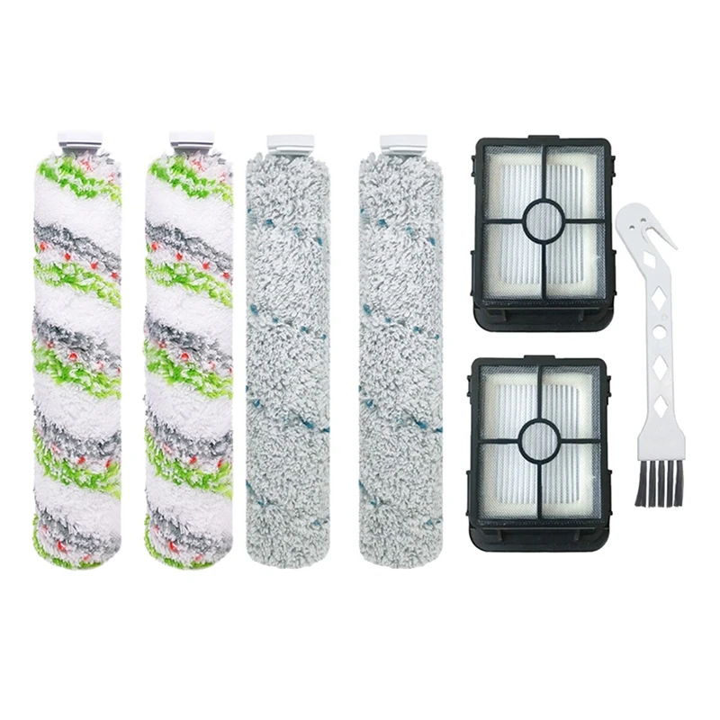 

Replacement Parts Brush Roller for Bissell 2554A Vacuum Cleaner Filters(4 Brush Roll + 2 Filters+1 Cleaning Brush)