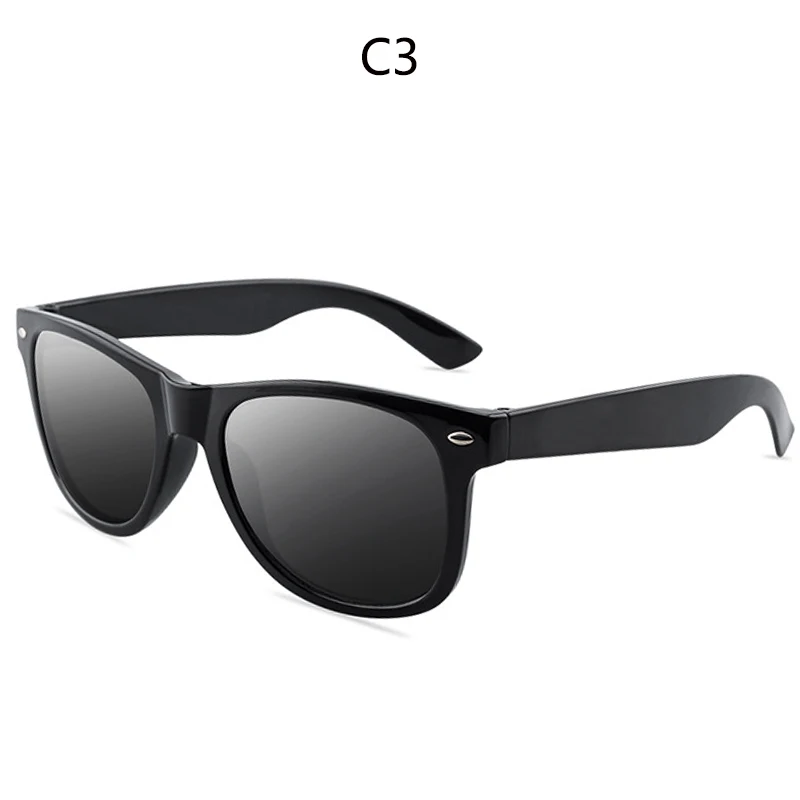 MCLEXN модные унисекс квадратные поляризационные солнцезащитные очки мужские