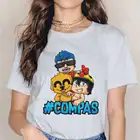 Футболка женская с круглым вырезом, размеры до 5XL