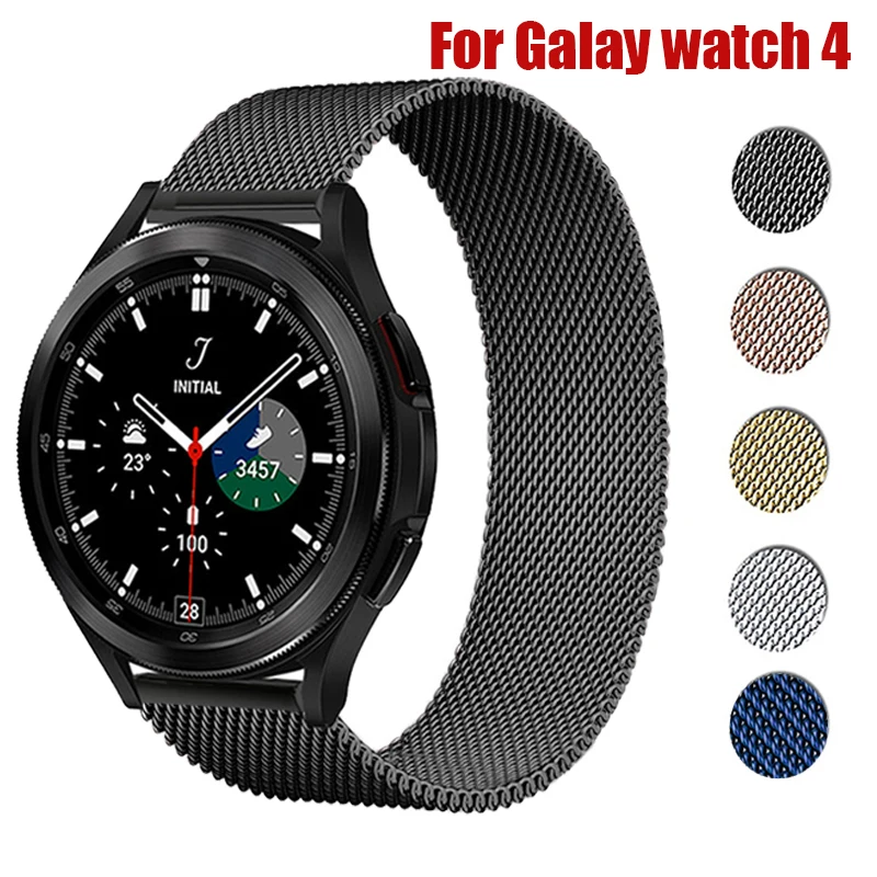 

Браслет для Samsung Galaxy wacth 4 44 мм 40 мм/Wacth 4 Classic 46 мм 42 мм металлический ремешок для Galaxy wacth 42/46 мм