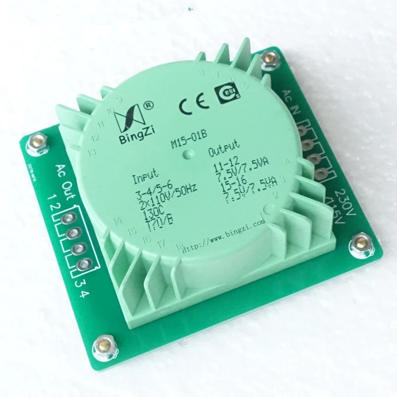 

GZHYAJIN WL-15W трансформатор 15 Вт 7,5В 9В 12В