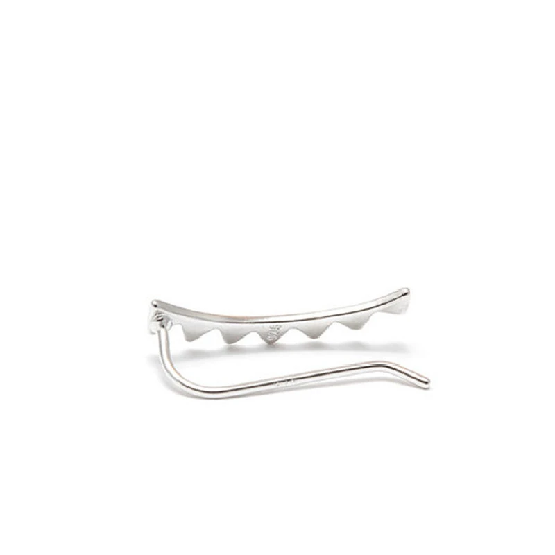 Женские и мужские серьги из серебра 925 пробы с маленькой