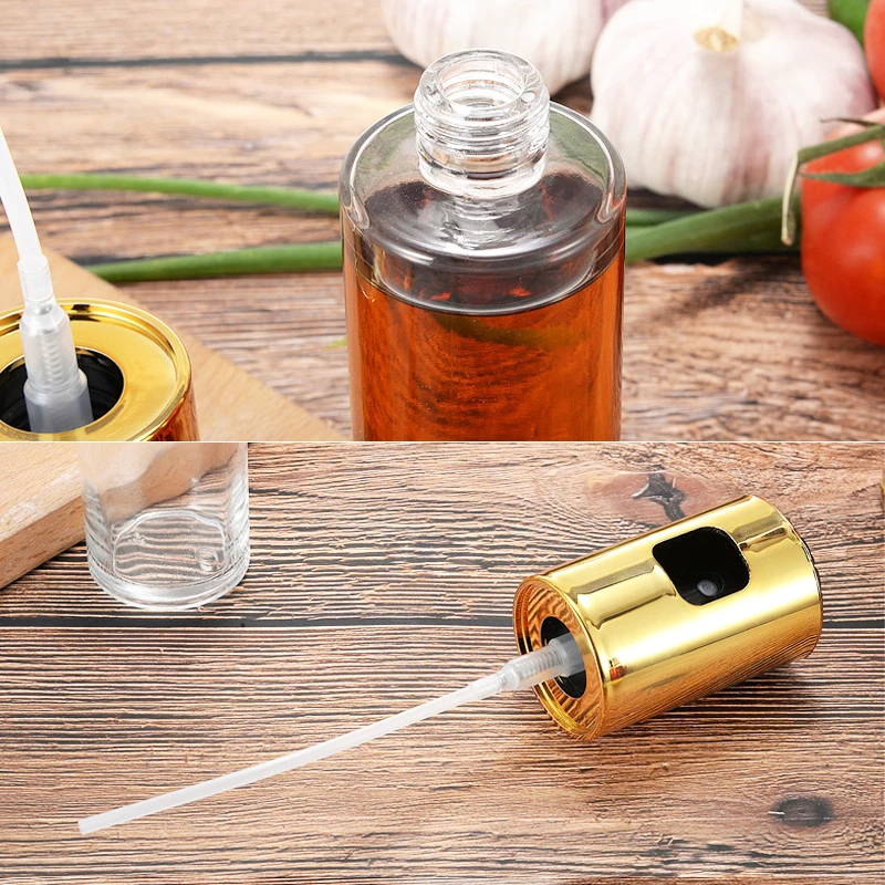 Кухонная стеклянная бутылка для распыления масла барбекю приготовления уксуса