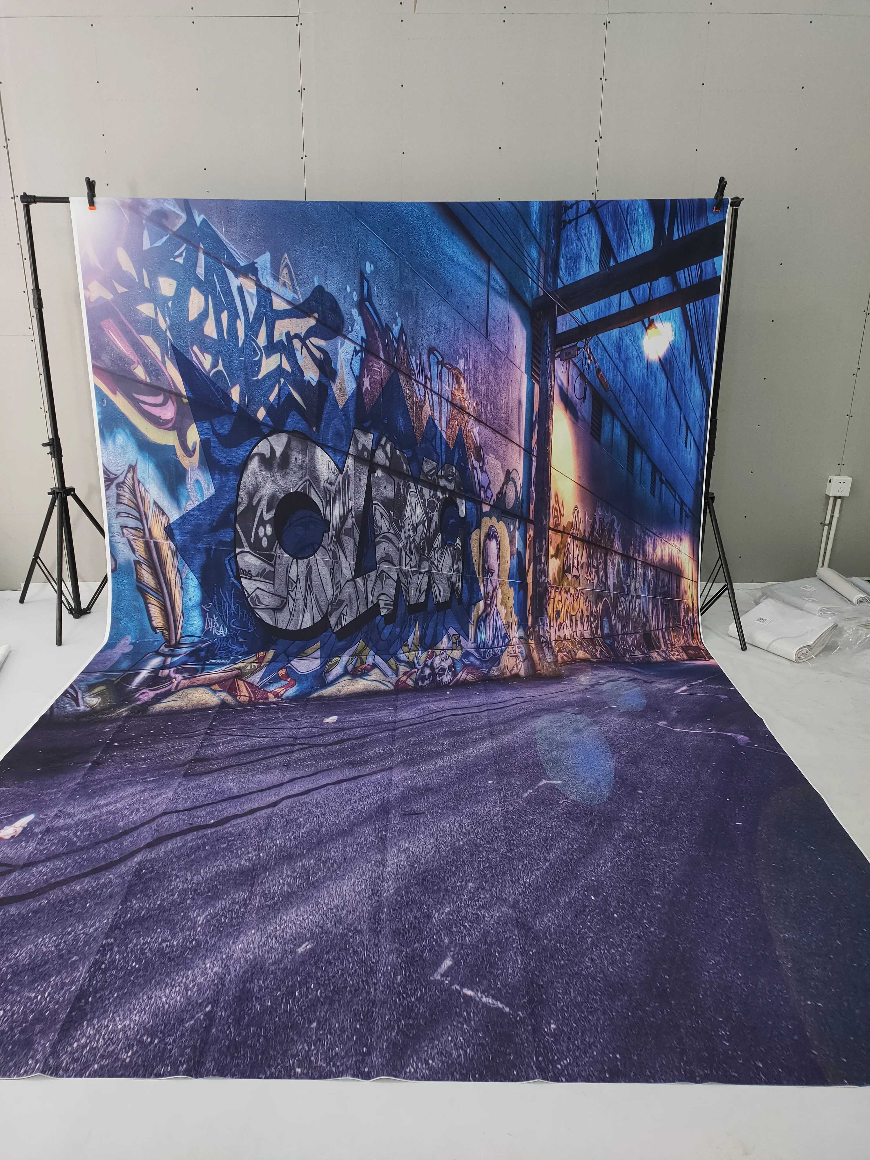 Allenjoy фоны для фотосъемки граффити улица сломанный бижутерия ночной фон