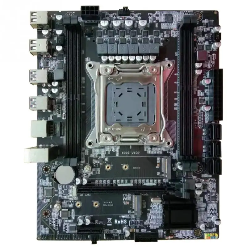 2011 3 материнская плата X99 LGA поддержка DDR4 с PCIE SATA NVME M.2 SSD двойной протокол слот LGA2011