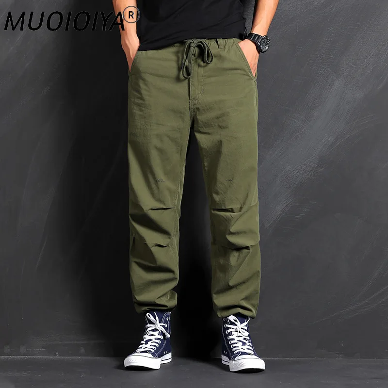 

Брюки-карго мужские свободного покроя, с эластичным поясом