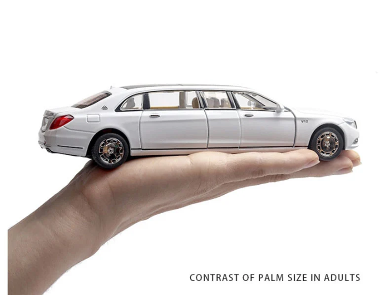 Литые под давлением модели автомобилей 1:32 Масштаб Maybach S650 сплав модели автомобилей моделирование Расширенная Серия Модель автомобиля детская игрушка украшение автомобиля