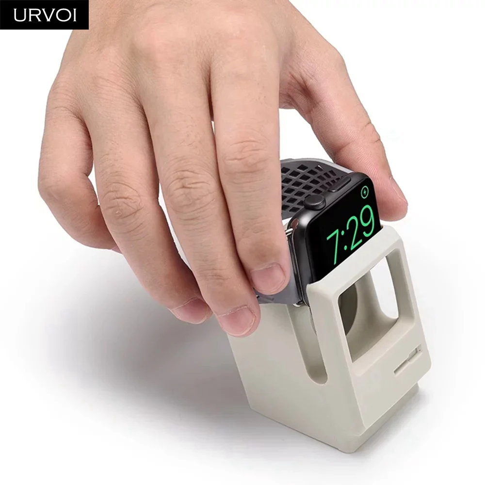 Держатель URVOI для apple watch series 6 SE 5 4 3 2 1 подставка ночная Ремонтный держатель