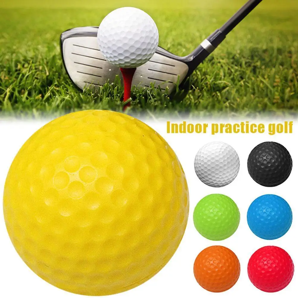

40mm Hot Golfs Ball Pu Soft Balls Indoor Practice Exercise Outdoor Balls Balls Ball Sport Foam Aid Room Training Trai P0D9