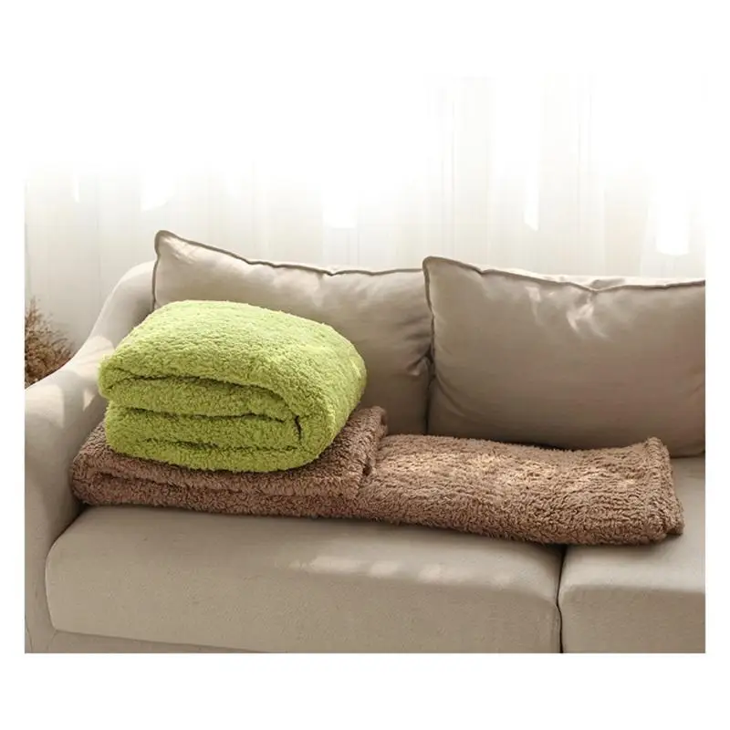 Портативное диванное полотенце из шкуры ягненка 45 чистых цветов Метательное