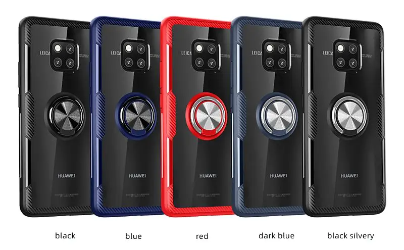 Чехол для huawei honor 20, чехол для honor 20 Pro с магнитной опорой, кольцевой чехол для honor 10, 10 lite, honor play, прозрачный чехол
