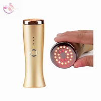 hot sale heating red light anti aging beauty device portable mini facial skin tightening rejuvenation wrinkle remover face care