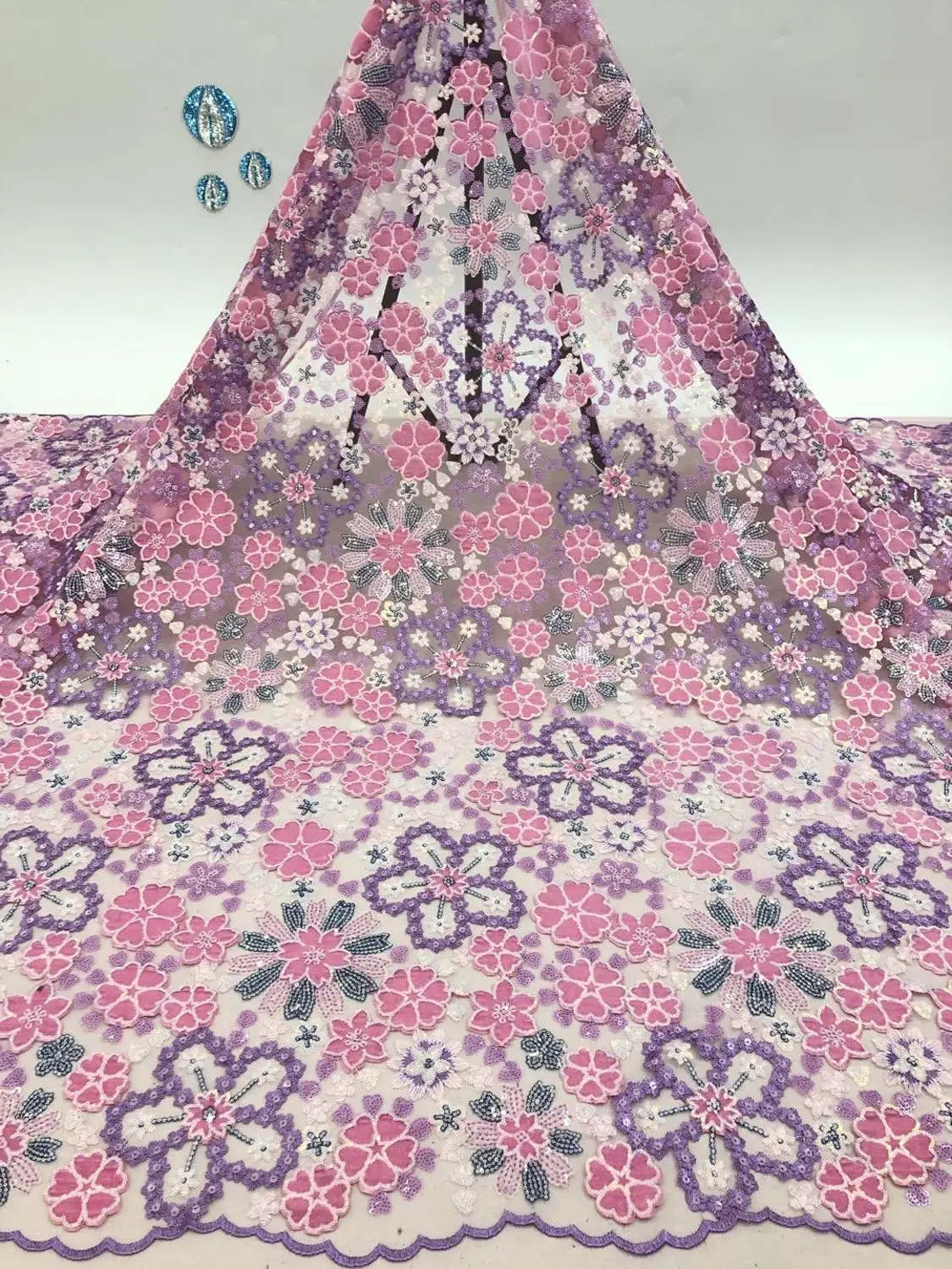 

Горячая Распродажа, лазерная резка, искусственное кружево, искусственное кружево с блестками для женского свадебного платья FJ