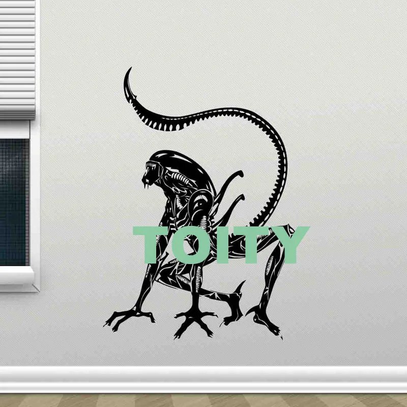 H80cm x W57cm 29 дизайнов, Инопланетянин, наклейка на стену, 1979, фильм, Xenomorph, плакат, виниловая наклейка, для дома, детской комнаты, декор интерьера, в общежитии, студия, художественная Фреска - Цвет: H80cm x W57cm