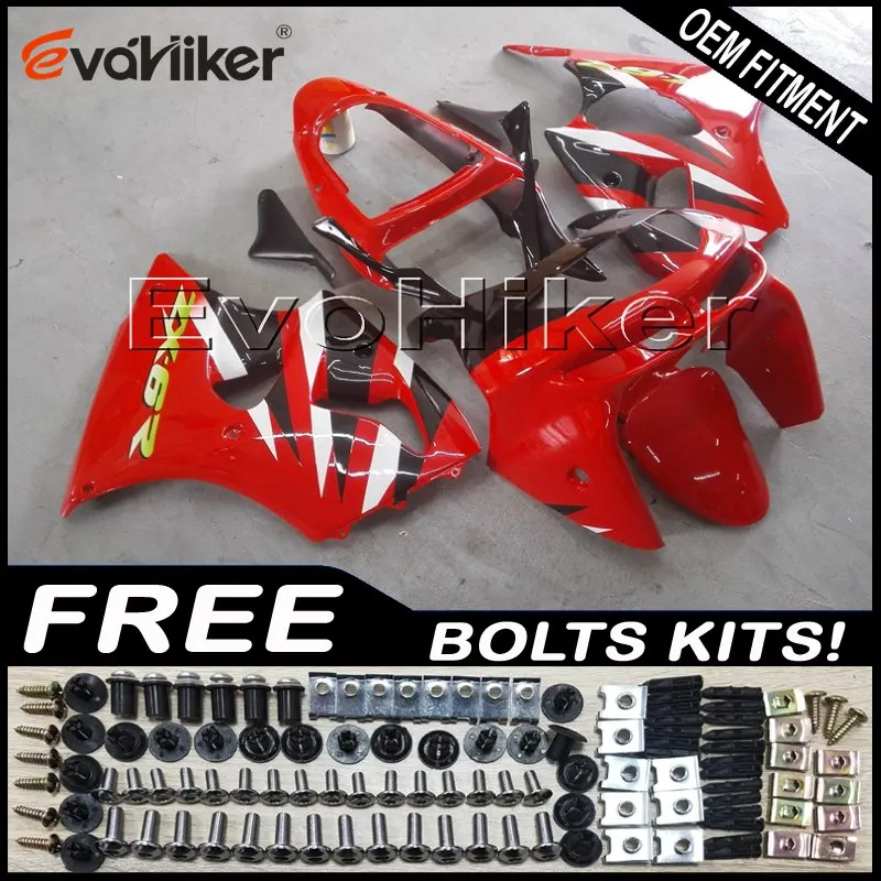 

motorcycle Fairing hull for ZX6R 2000 2001 2002 ZX 6R 00 01 02 red ZZR600 2005 2006 2007 2008 ABS motor panels kit
