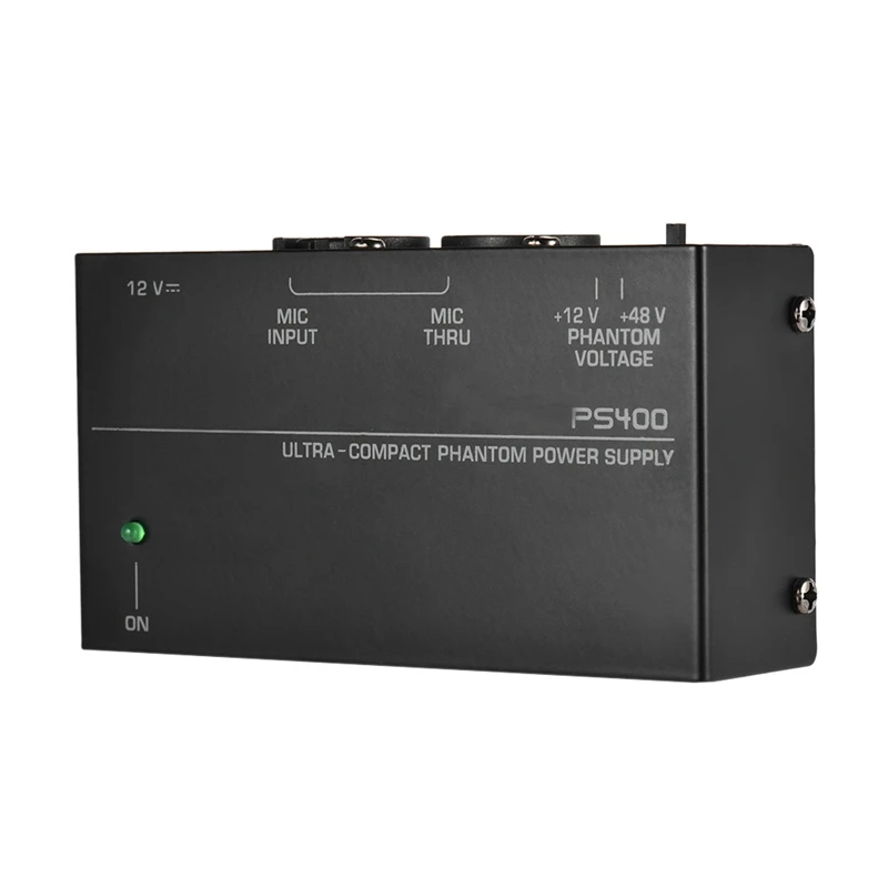 Универсальный аммиачный супер компактный конденсаторный микрофон Phantom Power 12 В с