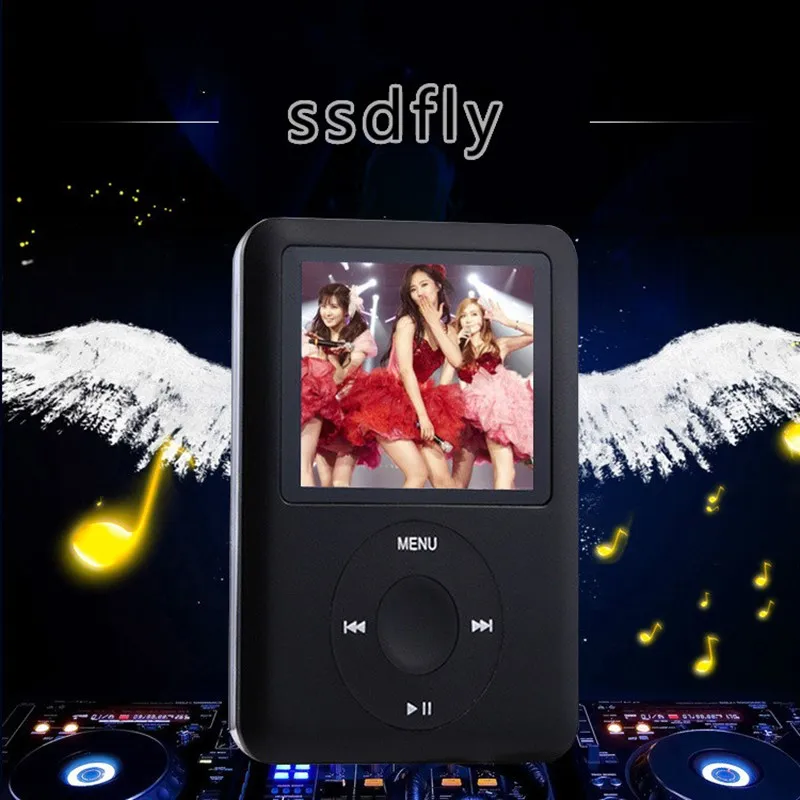 Ssdfly популярная портативная мини книга MP4 Встроенная 8 Гб HIFI аудио FM радио MP3 музыка
