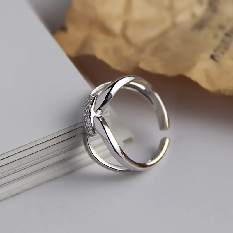 Женское кольцо из серебра 925 пробы с фианитом | Украшения и аксессуары